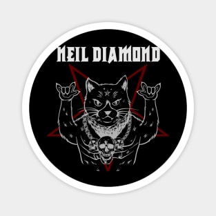 NEIL DIAMOND CAT ROCK - MERCH VTG Magnet